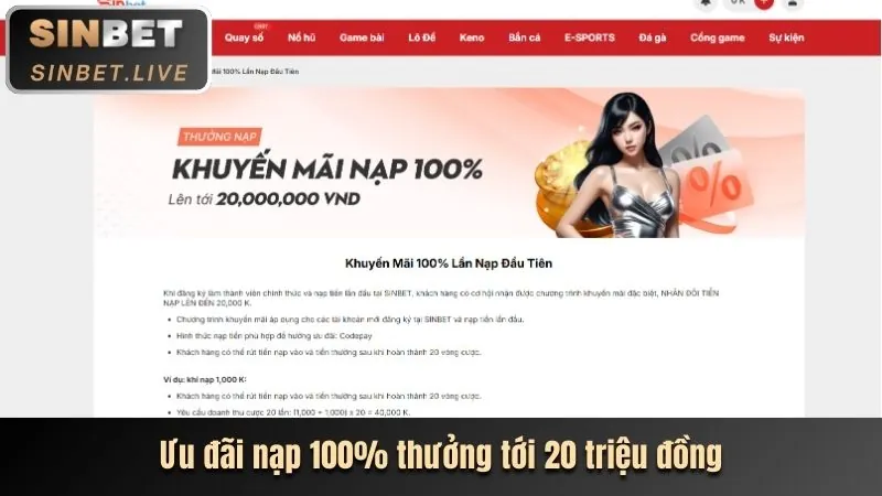 Tổng quan các loại khuyến mãi 78be Link